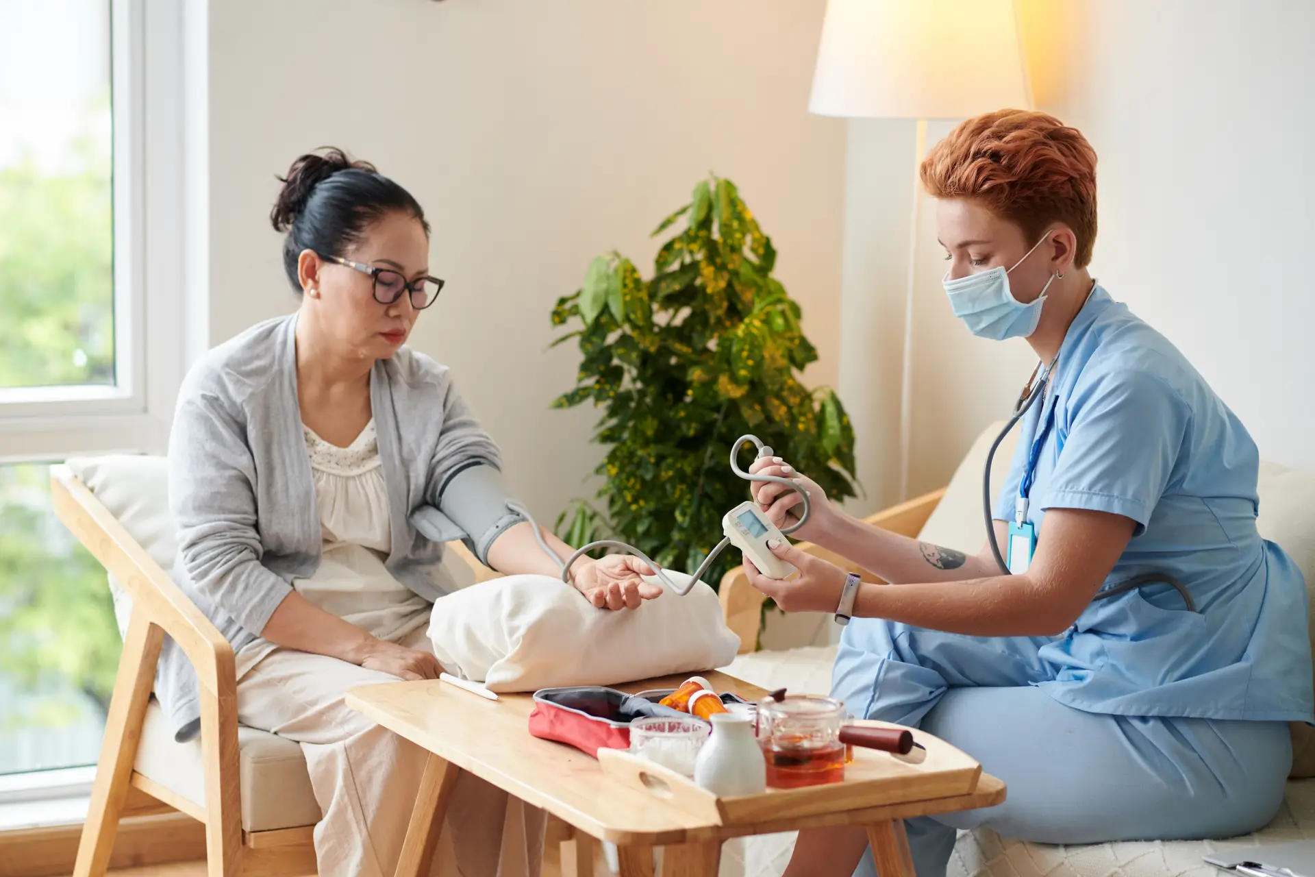 nurse examining blood pressure of patient 2025 01 29 08 02 50 utc