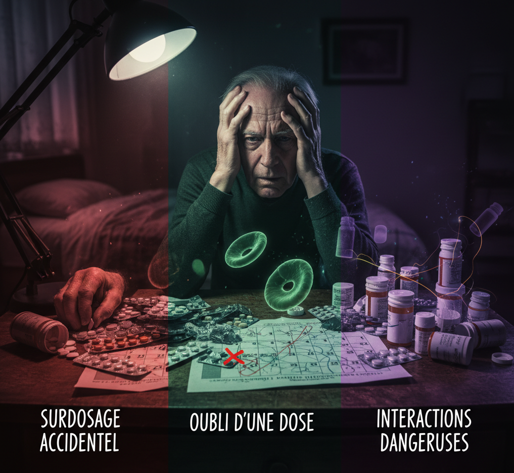 surdosage,oubli médicament