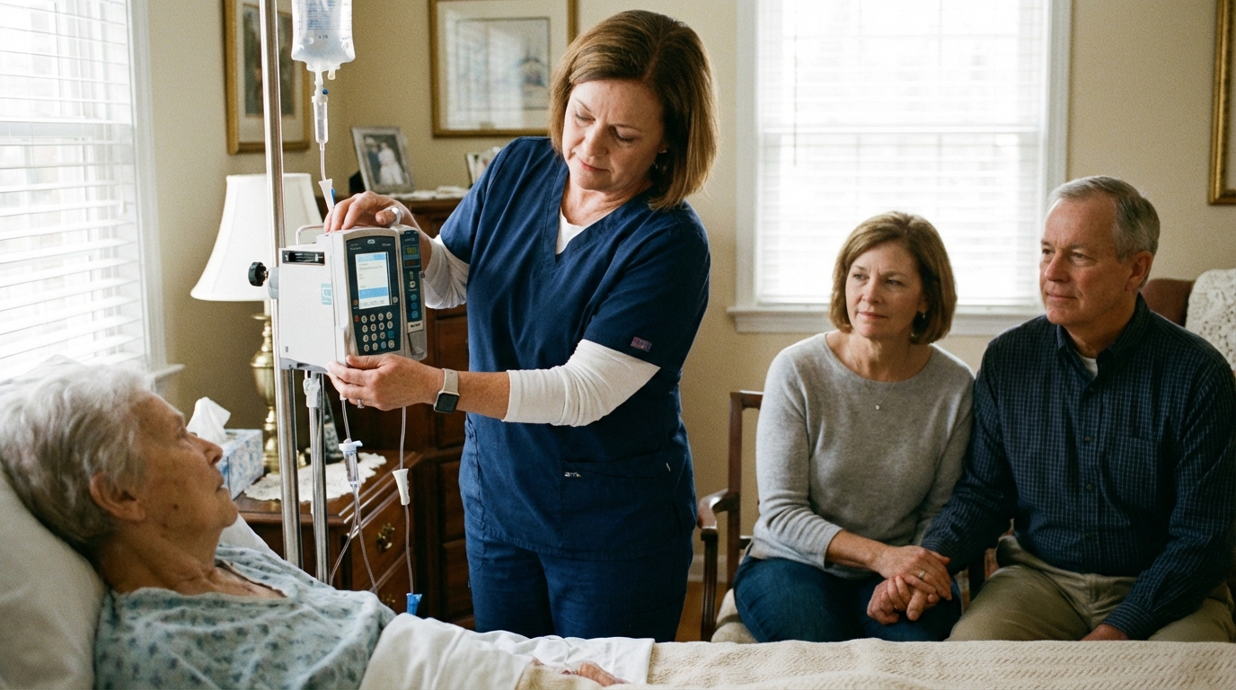 soins palliatifs à domicile en Wallonie pour personnes âgées